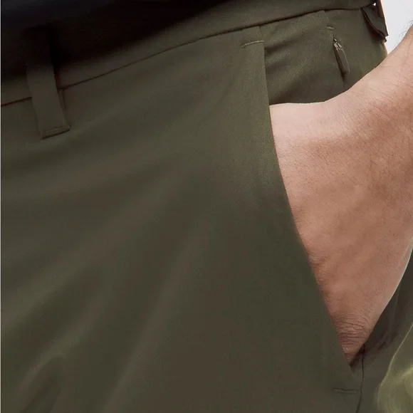 Lululemon Men’s ABC Slim-Fit 5 Pocket Pants in Olive - Picture 3 of 14